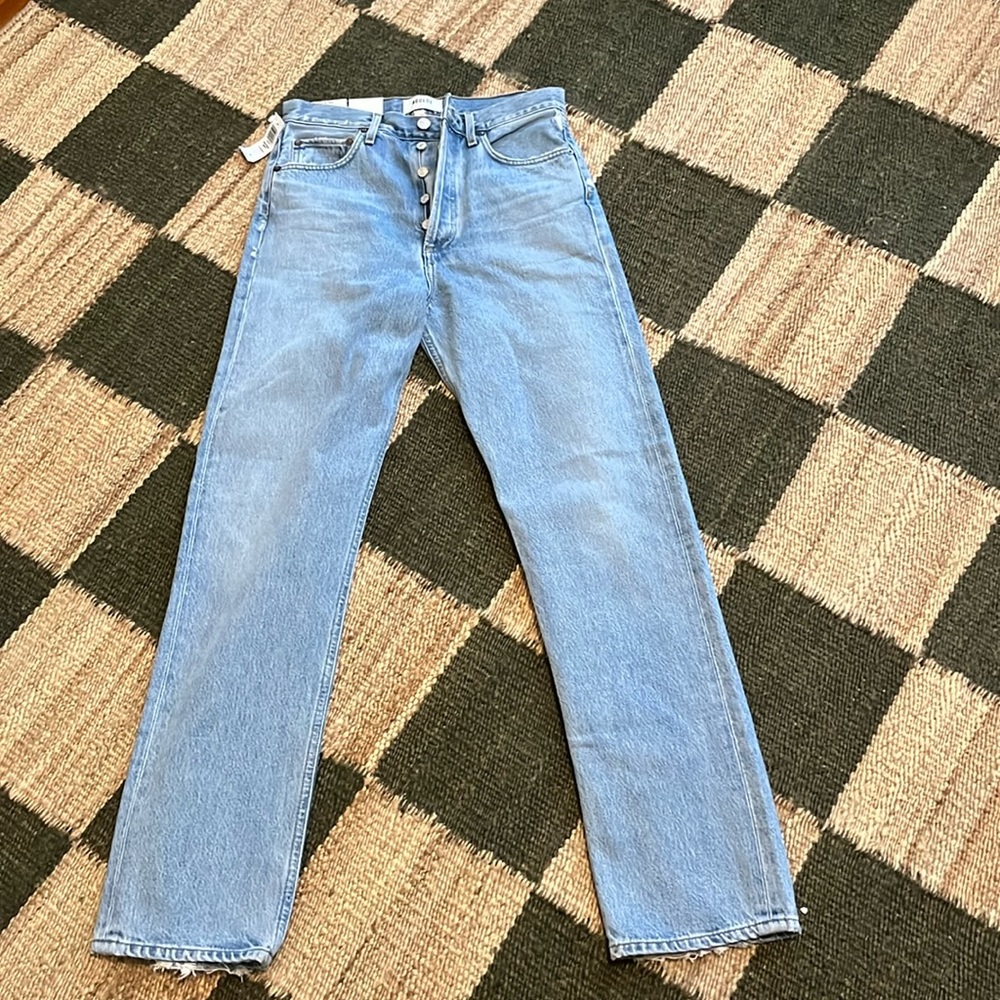 Agolde 90’s Pinch Waist High Rise Straight Jeans 26 Soundwave